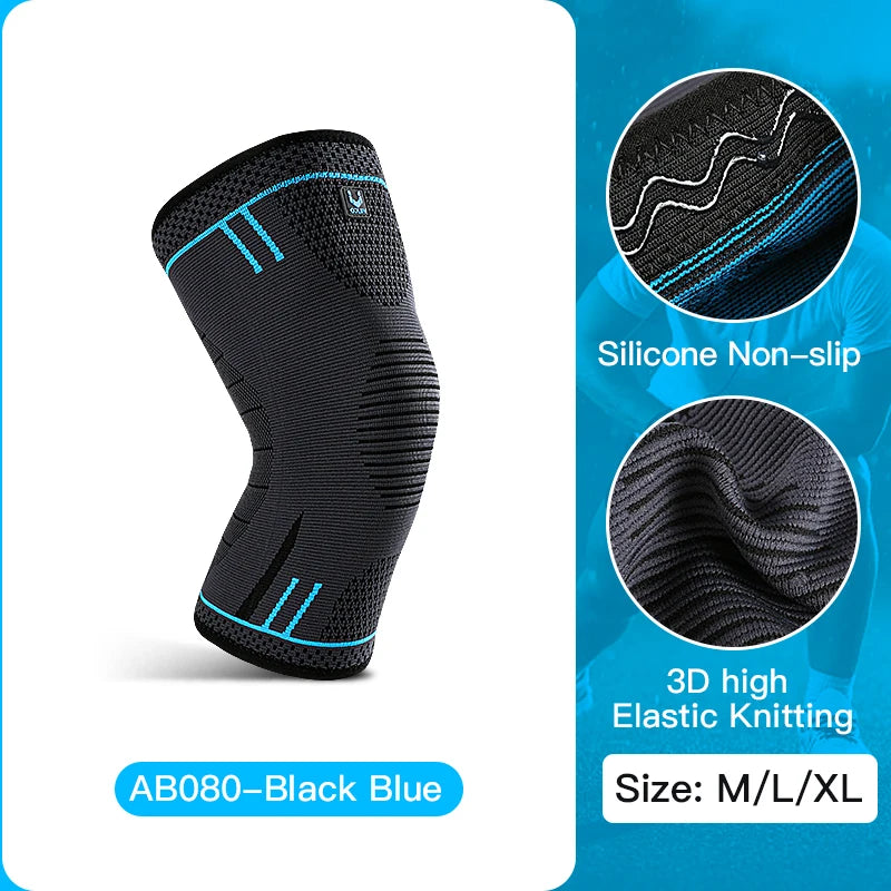 Compression Knee Sleeve for Running, Gym & Sports – Knee Support Brace