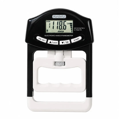 Handexer Digital Hand Dynamometer 265Lb/120Kg - Grip Strength Tester & Hand Grip Strengthener with LCD - Adjustable Hand Grip for Climbing, Rehab, Home Gym & Tiktok Challenge, Dealsforyoudays