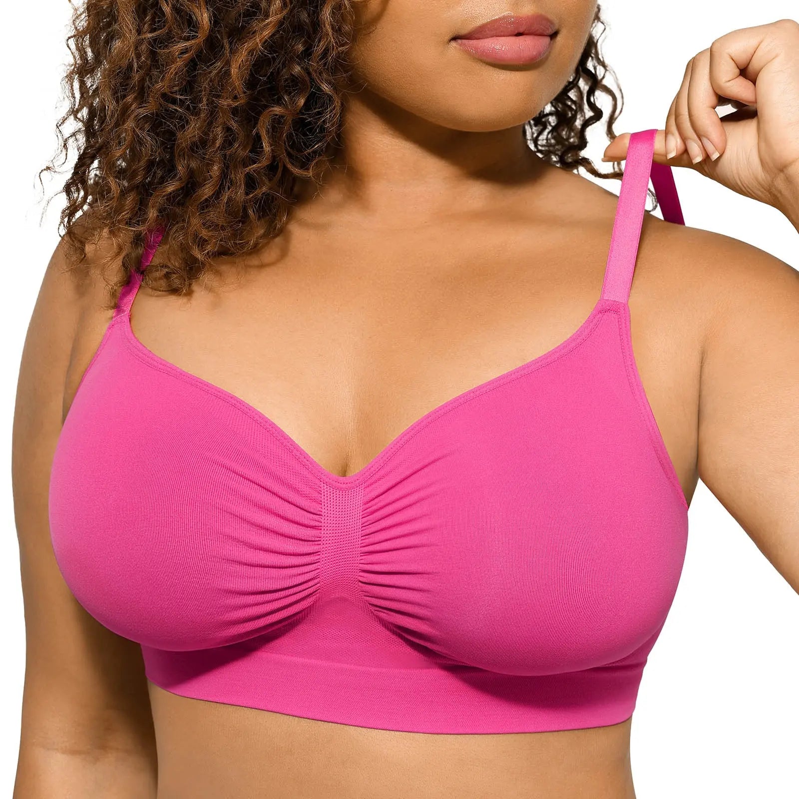 Feelingirl Women'S Wireless Bra Comfort Bralettes No Underwire Unlined Cami Bra Seamless Tshirt Bras Sports Bra Casual Womenswear Summervibes