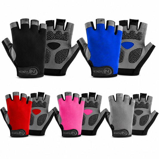 Breathable Half Finger Cycling Gloves | Anti-Slip Gym & Fitness Gloves