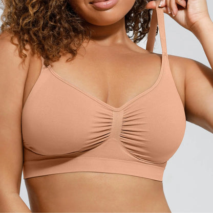 Feelingirl Women'S Wireless Bra Comfort Bralettes No Underwire Unlined Cami Bra Seamless Tshirt Bras Sports Bra Casual Womenswear Summervibes