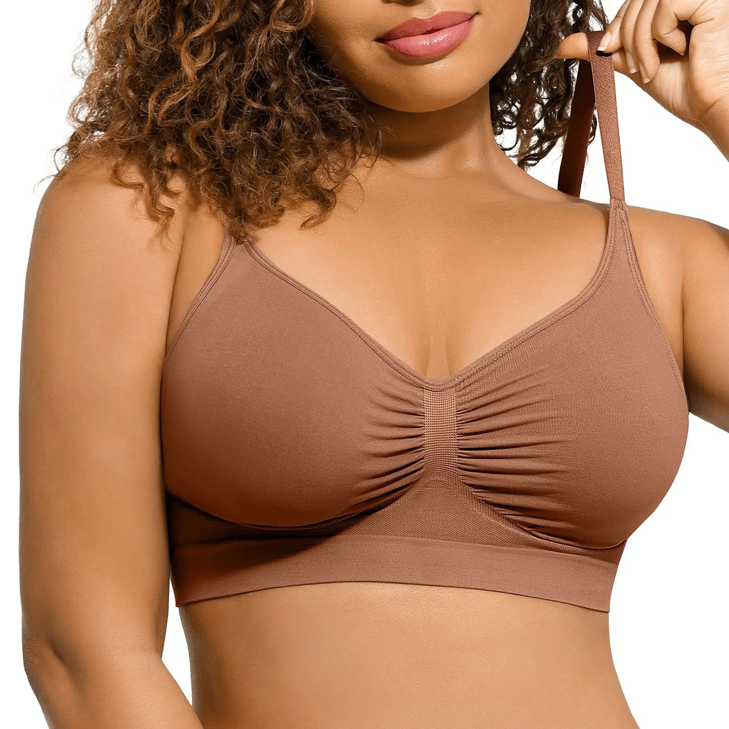 Feelingirl Women'S Wireless Bra Comfort Bralettes No Underwire Unlined Cami Bra Seamless Tshirt Bras Sports Bra Casual Womenswear Summervibes