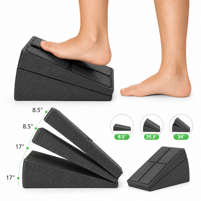 Adjustable Yoga Wedge Stretch Board Set – 3 PCS Mobility & Squat Slant Blocks
