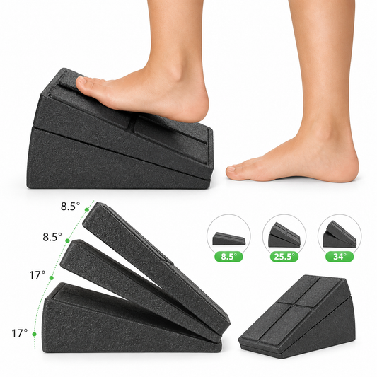 Adjustable Yoga Wedge Stretch Board Set – 3 PCS Mobility & Squat Slant Blocks