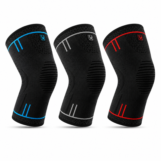 Compression Knee Sleeve for Running, Gym & Sports – Knee Support Brace