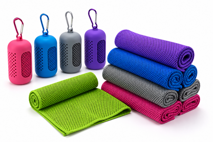 Premium Cooling Microfiber Towel | Quick-Dry Gym, Running & Travel