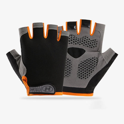 Breathable Half Finger Cycling Gloves | Anti-Slip Gym & Fitness Gloves
