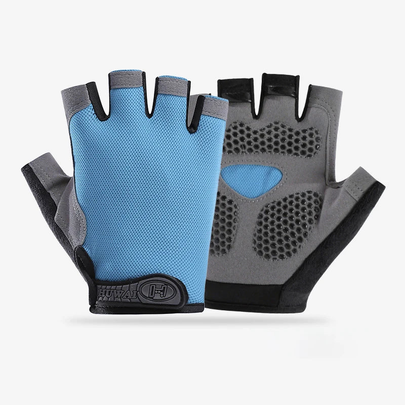Breathable Half Finger Cycling Gloves | Anti-Slip Gym & Fitness Gloves