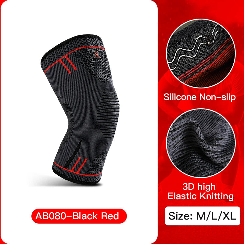 Compression Knee Sleeve for Running, Gym & Sports – Knee Support Brace