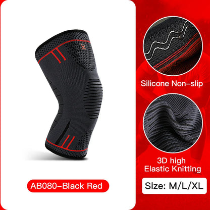 Compression Knee Sleeve for Running, Gym & Sports – Knee Support Brace