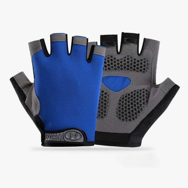 Breathable Half Finger Cycling Gloves | Anti-Slip Gym & Fitness Gloves