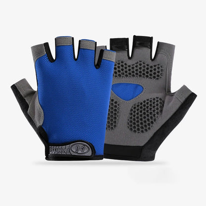 Breathable Half Finger Cycling Gloves | Anti-Slip Gym & Fitness Gloves