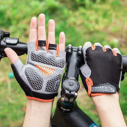 Breathable Half Finger Cycling Gloves | Anti-Slip Gym & Fitness Gloves