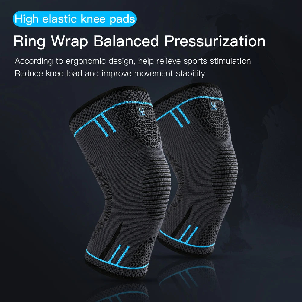 Compression Knee Sleeve for Running, Gym & Sports – Knee Support Brace
