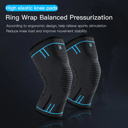 Compression Knee Sleeve for Running, Gym & Sports – Knee Support Brace