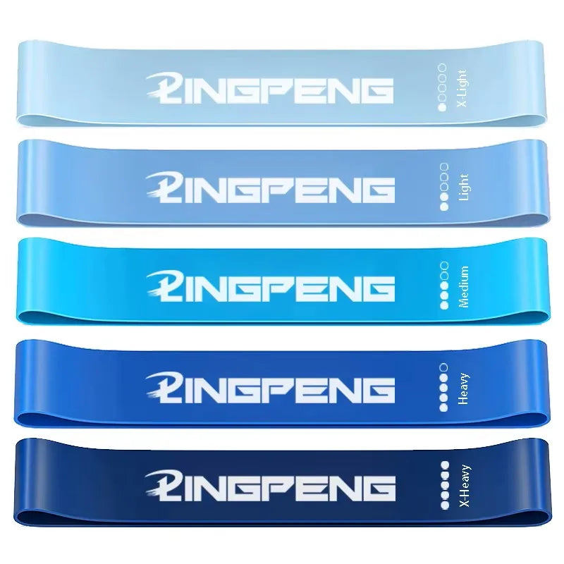 Resistance Loop Bands – 5 Resistance Levels for Home Workout & Fitness