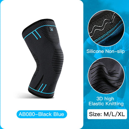 Compression Knee Sleeve for Running, Gym & Sports – Knee Support Brace