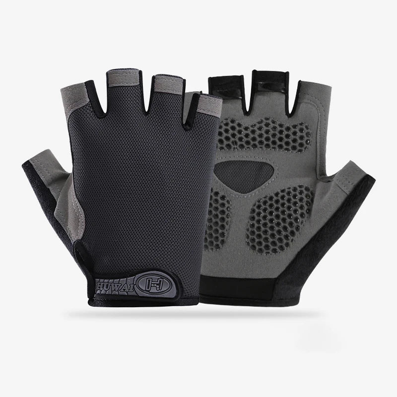 Breathable Half Finger Cycling Gloves | Anti-Slip Gym & Fitness Gloves