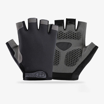 Breathable Half Finger Cycling Gloves | Anti-Slip Gym & Fitness Gloves