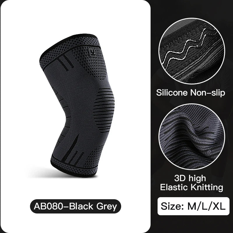 Compression Knee Sleeve for Running, Gym & Sports – Knee Support Brace