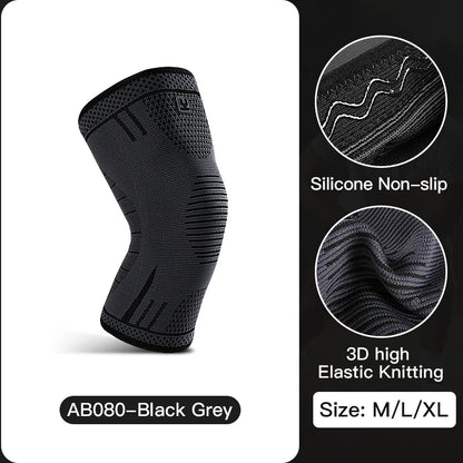 Compression Knee Sleeve for Running, Gym & Sports – Knee Support Brace