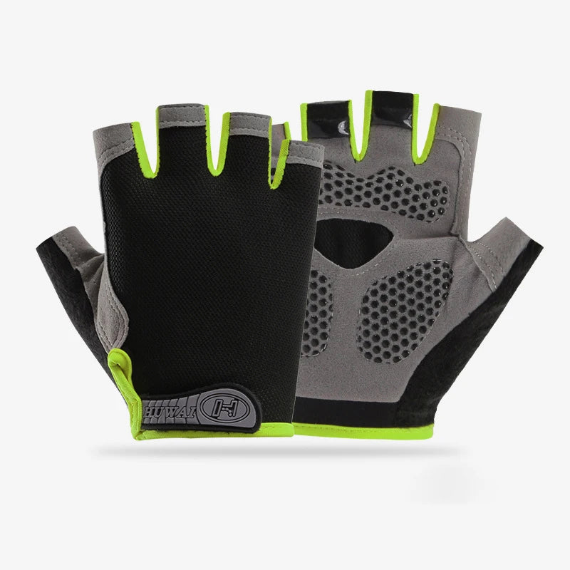 Breathable Half Finger Cycling Gloves | Anti-Slip Gym & Fitness Gloves