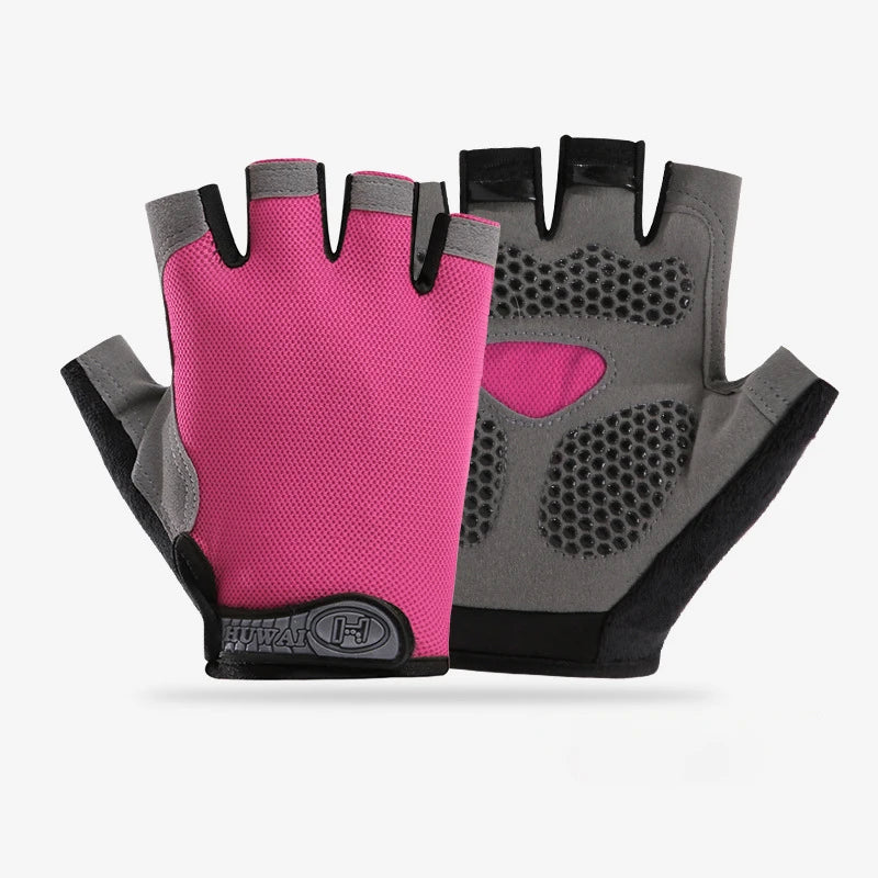 Breathable Half Finger Cycling Gloves | Anti-Slip Gym & Fitness Gloves