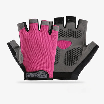 Breathable Half Finger Cycling Gloves | Anti-Slip Gym & Fitness Gloves