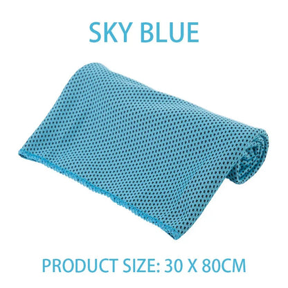 Premium Cooling Microfiber Towel | Quick-Dry Gym, Running & Travel