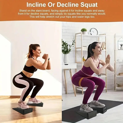 Mobility wedge board for home workouts