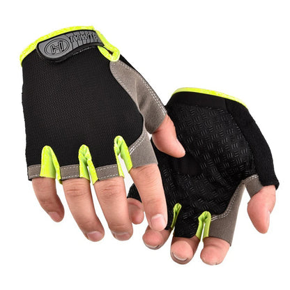 Breathable Half Finger Cycling Gloves | Anti-Slip Gym & Fitness Gloves