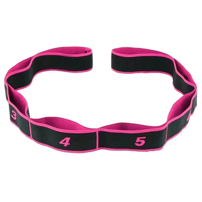 8-Section Stretching Resistance Band for Yoga, Pilates & Fitness