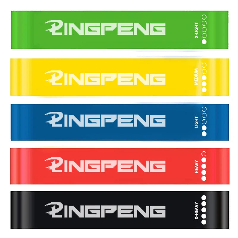Resistance Loop Bands – 5 Resistance Levels for Home Workout & Fitness