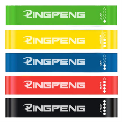 Resistance Loop Bands – 5 Resistance Levels for Home Workout & Fitness