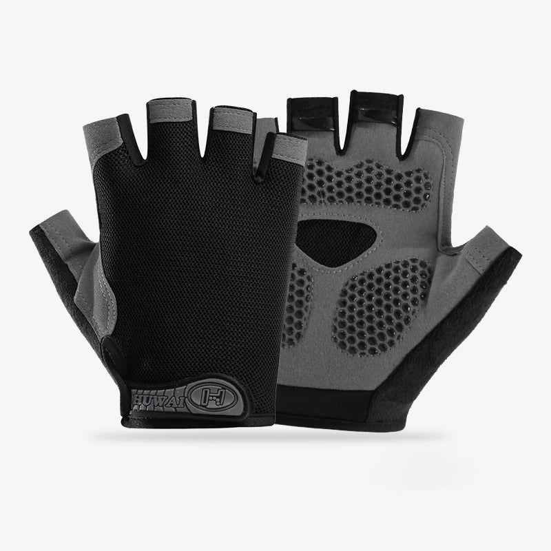 Breathable Half Finger Cycling Gloves | Anti-Slip Gym & Fitness Gloves
