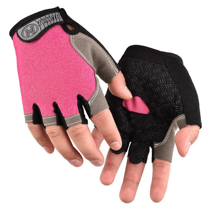 Breathable Half Finger Cycling Gloves | Anti-Slip Gym & Fitness Gloves