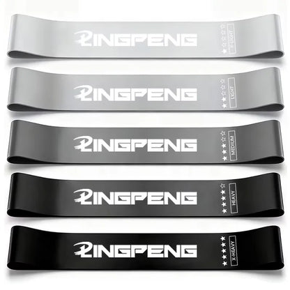 Resistance Loop Bands – 5 Resistance Levels for Home Workout & Fitness