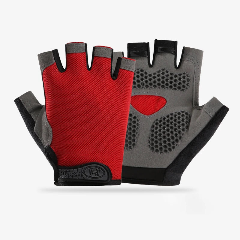 Breathable Half Finger Cycling Gloves | Anti-Slip Gym & Fitness Gloves