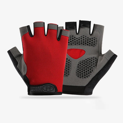 Breathable Half Finger Cycling Gloves | Anti-Slip Gym & Fitness Gloves