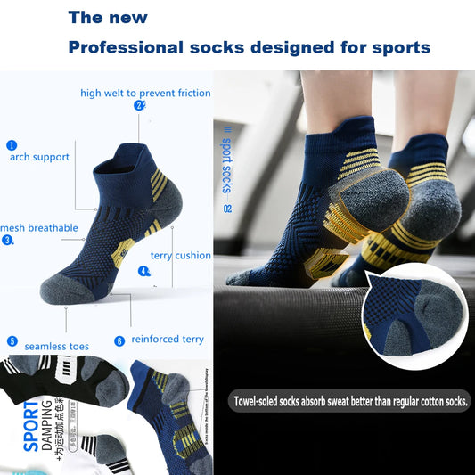 Breathable Non-Slip Sports Socks | Running, Gym & Training