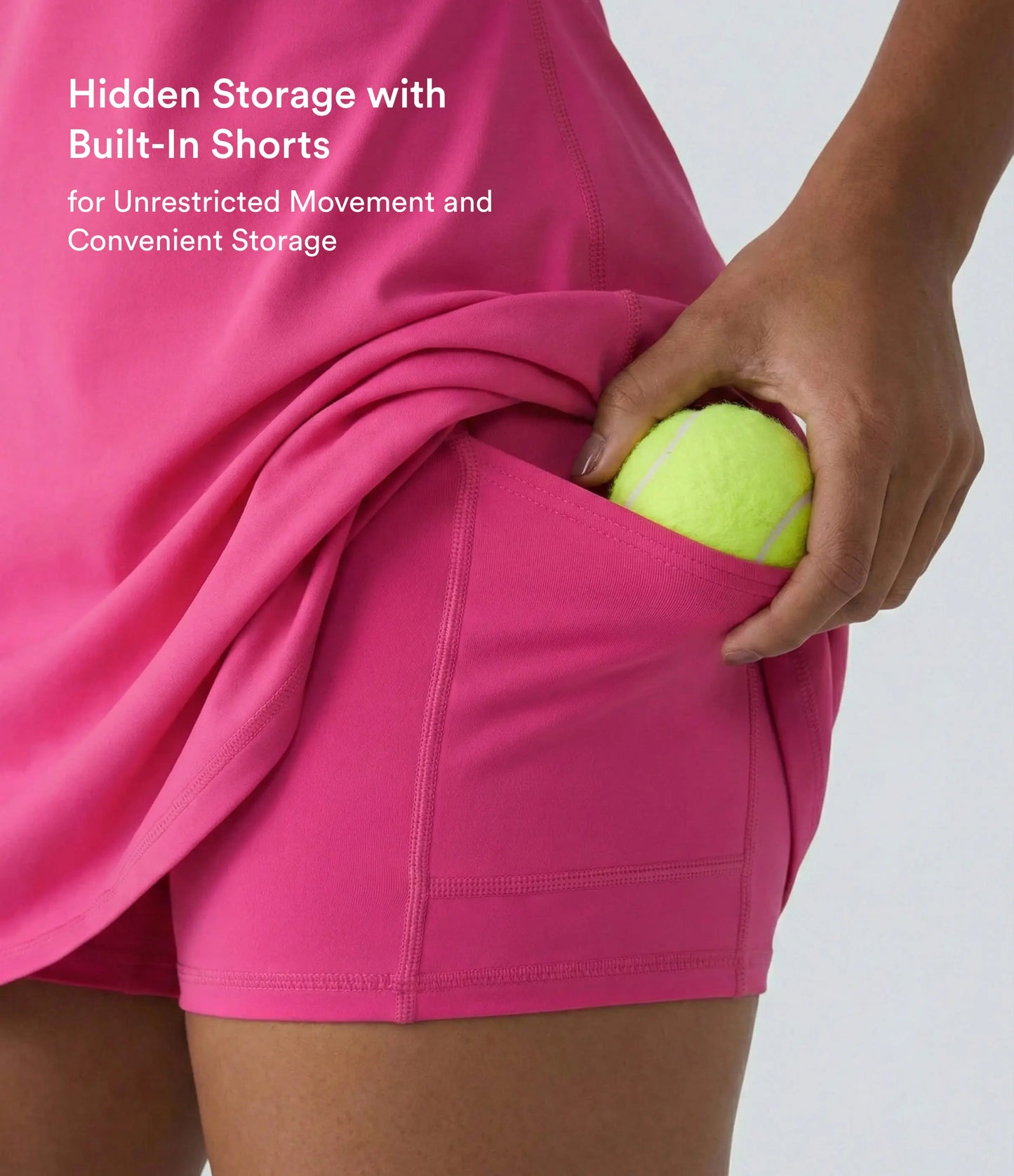 Halara Softlyzero Plush Backless Active Dress-Easy Peezy Edition