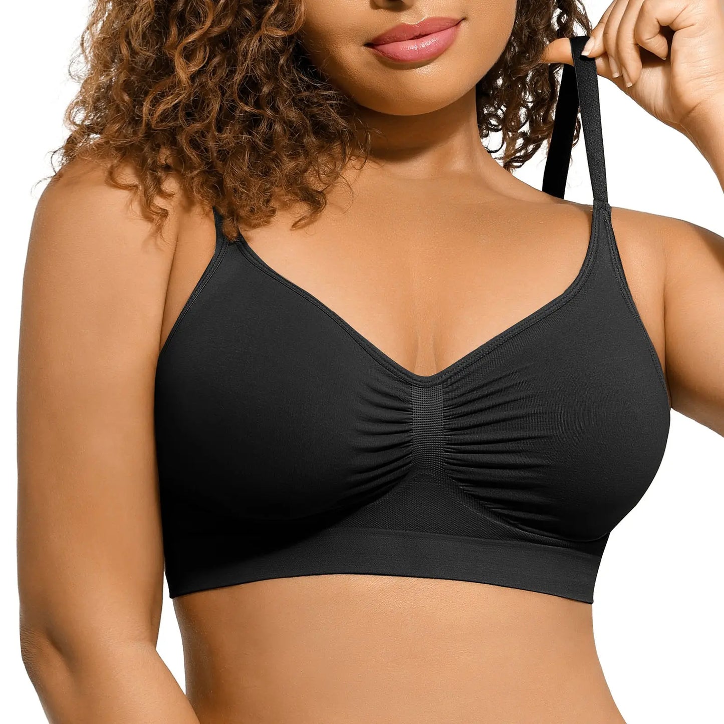 Feelingirl Women'S Wireless Bra Comfort Bralettes No Underwire Unlined Cami Bra Seamless Tshirt Bras Sports Bra Casual Womenswear Summervibes