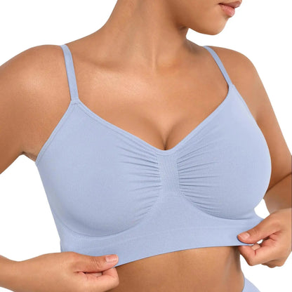 Feelingirl Women'S Wireless Bra Comfort Bralettes No Underwire Unlined Cami Bra Seamless Tshirt Bras Sports Bra Casual Womenswear Summervibes